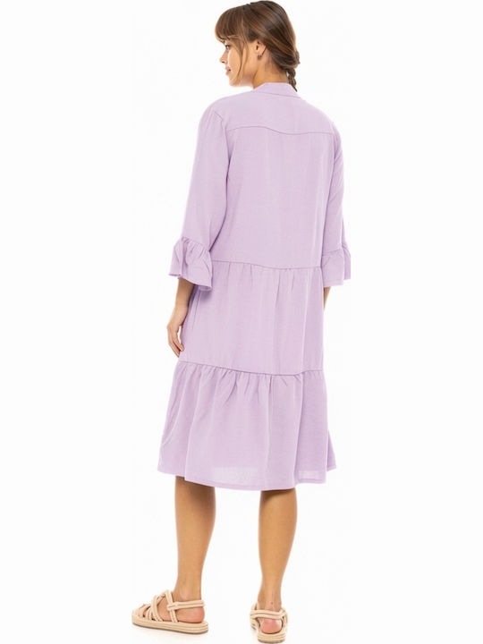 Pink Label Rochie De Plajă Pentru Femei Levender