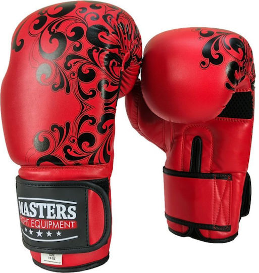 Rpu-glam Boxing Gloves for Competition Red