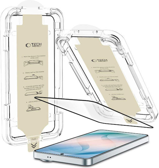 Szkło Antyrefleksyjne Tech-protect Quick Set Ar+ Galaxy S26+ Plus Black