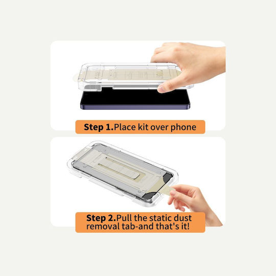 Szkło Antyrefleksyjne Tech-protect Quick Set Ar+ Galaxy S26+ Plus Black