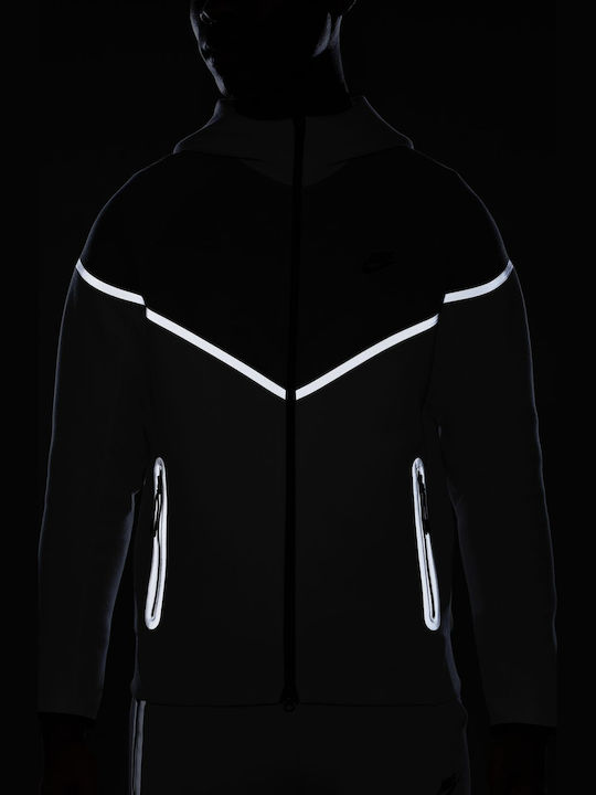 Tech Fleece Ζακέτα με Κουκούλα Γκρι