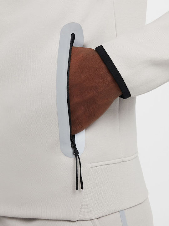 Tech Fleece Ζακέτα με Κουκούλα Γκρι