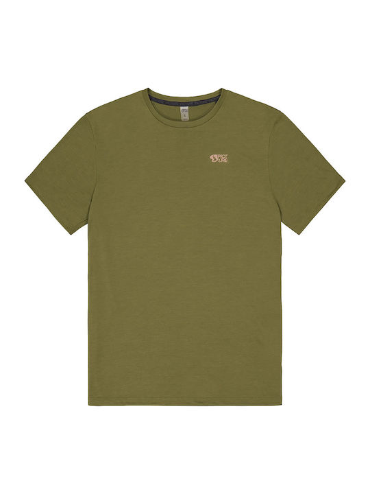 Sportliches Herrenbluse Kurzarm T-Shirt Grün