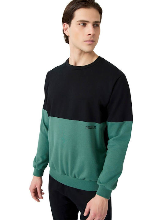 Minerva Power Суитшърт пижама Khaki, Black