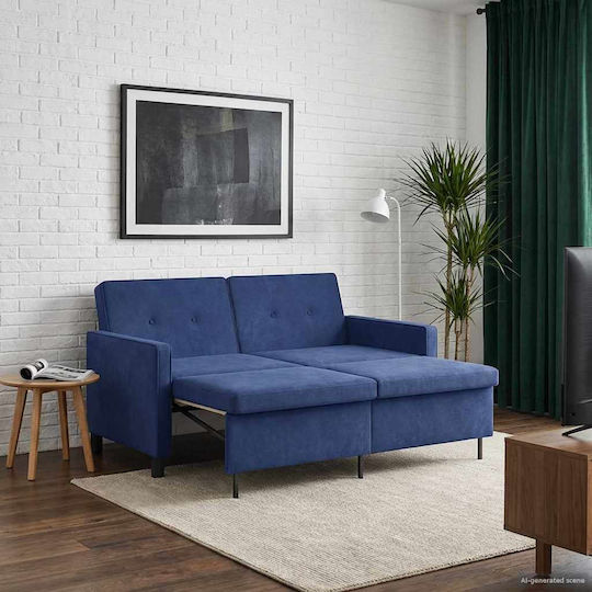 Kinderbett - Schlafsofa Einzel Blau