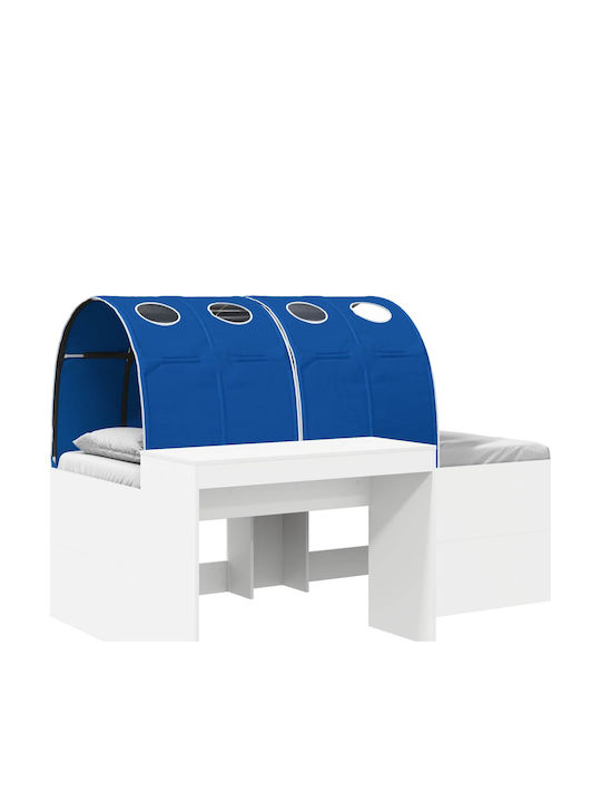 Kids Bed Loft Bed Single with Desk White
