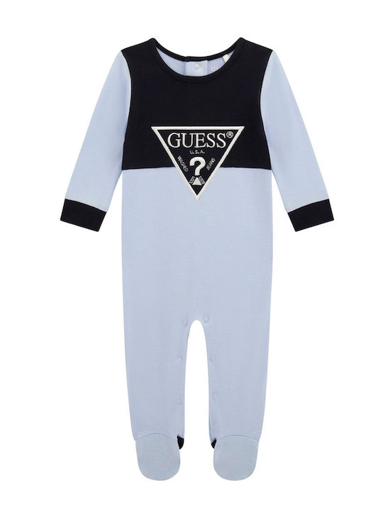 Guess Baby Bodysuit Long-Sleeved Blue