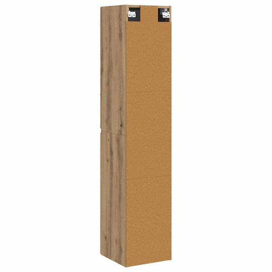 vidaXL Bathroom Cabinet 33x34.5x160cm Oak