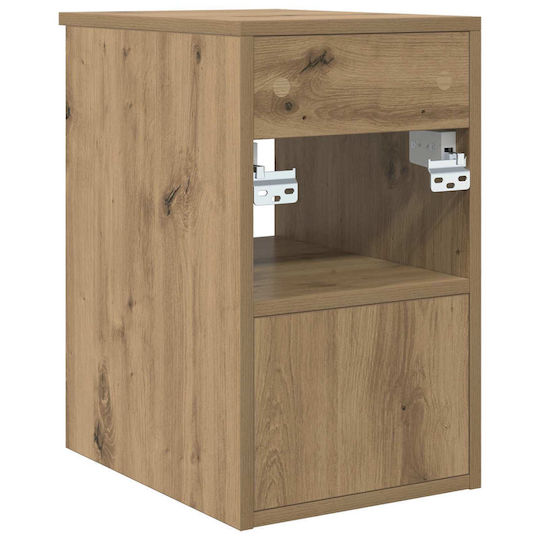 vidaXL Bathroom Cabinet 30x35x50cm Oak