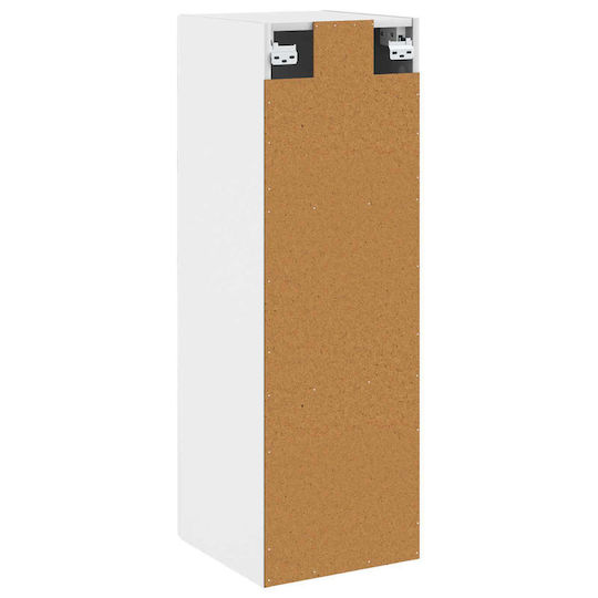 vidaXL Бански Шкаф 33x34.5x100см Бял