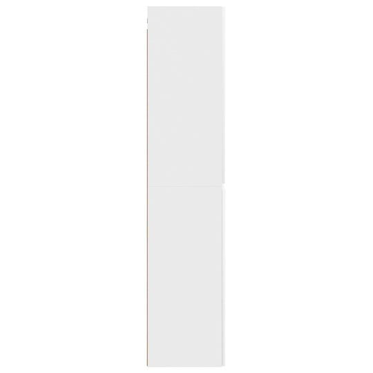 vidaXL Badezimmerschrank 33x34.5x160cm Weiß