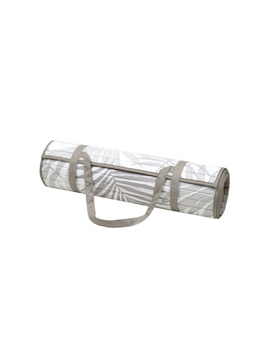 Waterproof Sunbed Cushion with Backrest Naturel Naturel 60x150cm