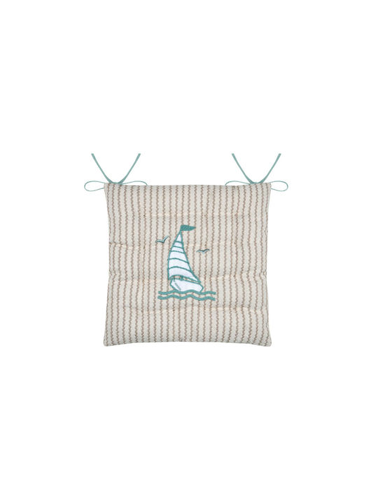 Garden Chair Cushion Barbade Natural 38x38cm