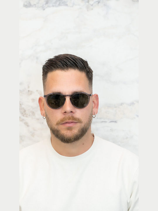 Hoffman Gray Sunglasses With Frame