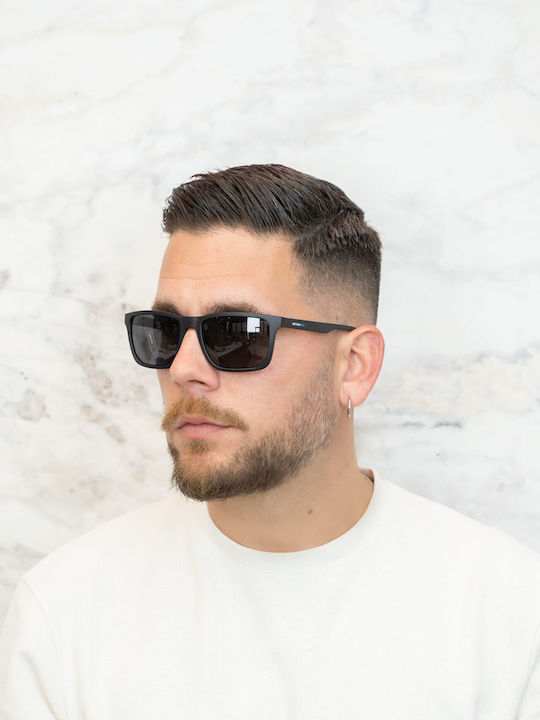 Hoffman Men's Sunglasses with Black Frame and Black Lenses HB80109 C5