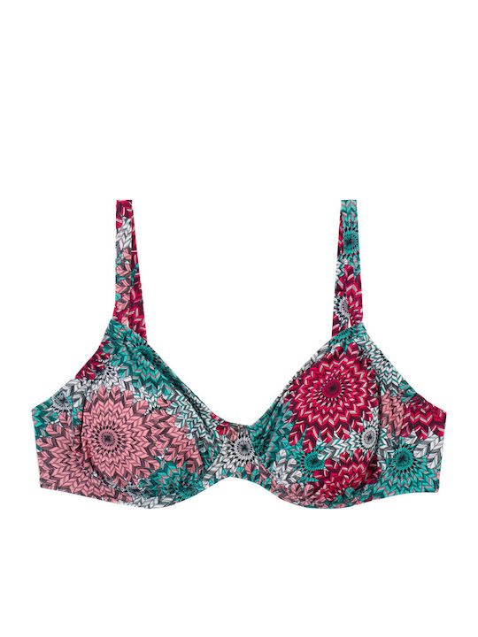 Plus Size Γυναικείο Μαγιό Bikini Μπανέλα Ρυθμιζόμενα Cups Flexfit Πράσινο Plus Size Γυναικείο Μαγιό Bikini Μπανέλα Ρυθμιζόμενα Cups Flexfit Πράσινο