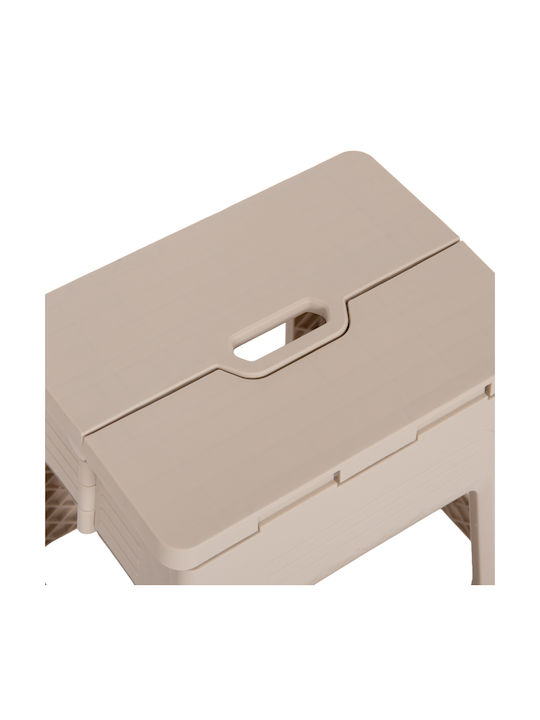 Outdoor Polypropylene Stool Solis Cream