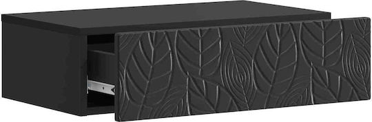 vidaXL Konsolentisch Holz Schwarz 59x34,5x17 cm