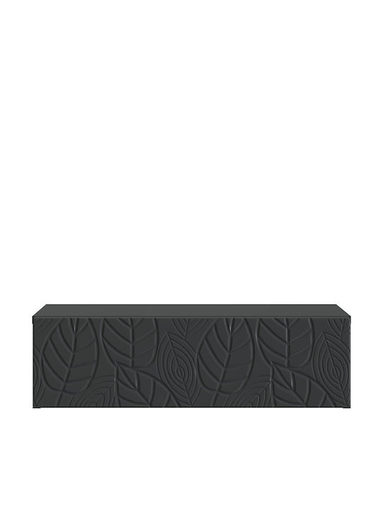 vidaXL Konsolentisch Holz Schwarz 59x34,5x17 cm