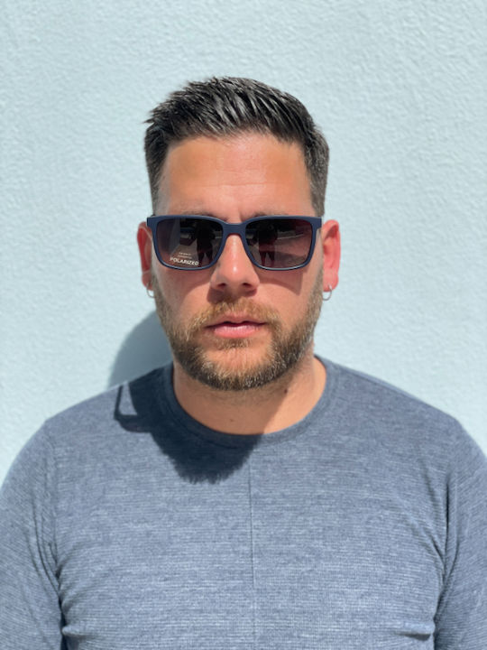 Hoffman Sunglasses Navy Blue With Frame