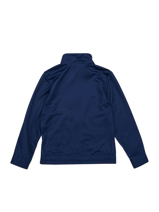 Kinder-Sweatshirt Strickjacke mit Taschen Marineblau Entrada 22