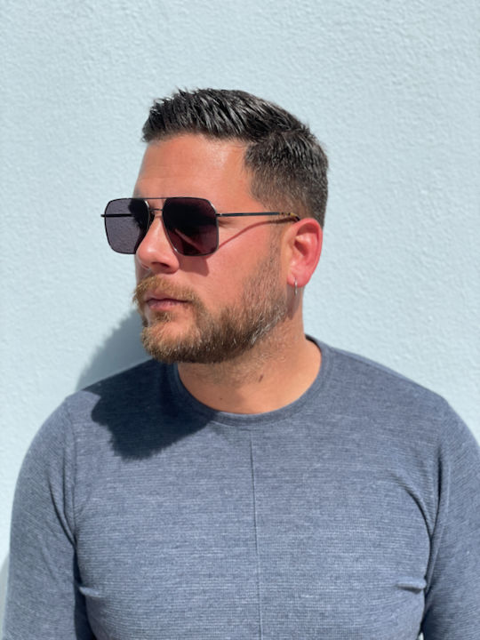 Hoffman Gold Sunglasses With Frame