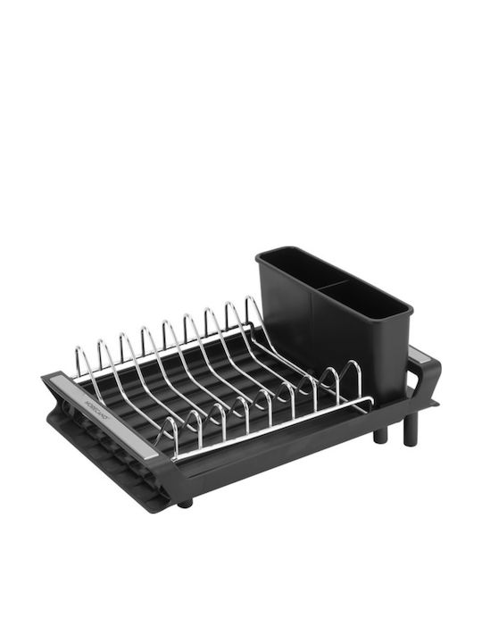Raki Raki Geschirrabtropfer & Abtropfgitter Στραγγιστήρι Νεροχύτη Schwarz 47cm