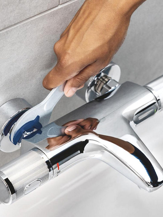 Grohe Coloană de Duș cu Baterie Argintie Grohe Coloană de Duș cu Baterie Argintie