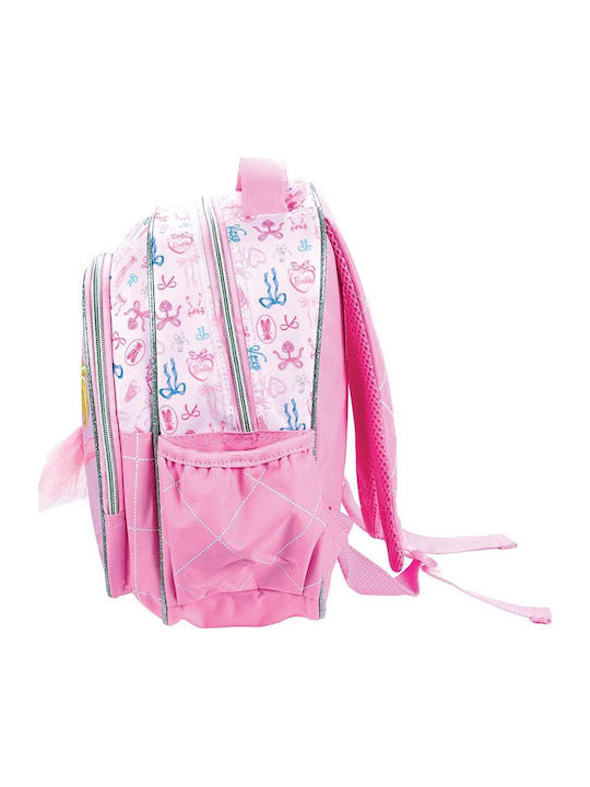 Gim Barbie School Backpack Kindergarten Multicolour with Water Bottle Holder