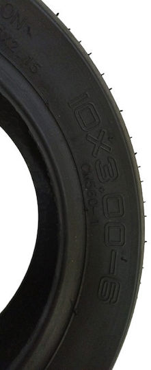 Cst 10 X 3-6 Rubber Tire Electric Scooters Black