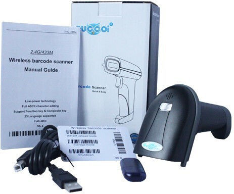 Scanner Portabil Wireless High Speed 433mhz Arm cu Capabilitate de Citire Coduri de Bare 1D