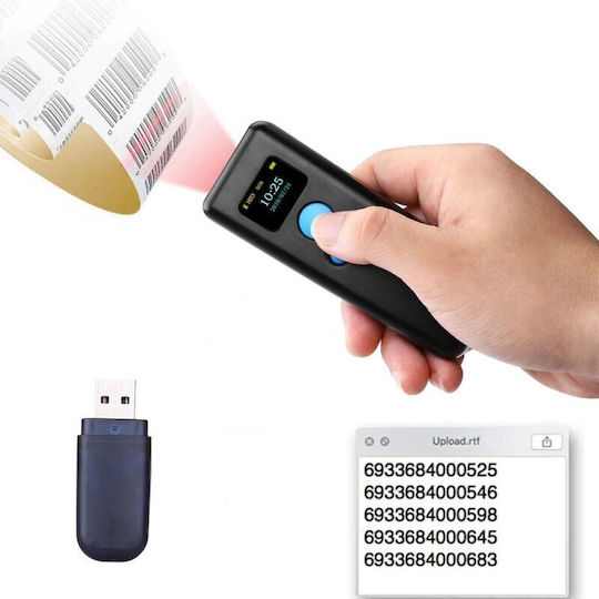 Scanner Portabil Cu Fir cu Capabilitate de Citire Coduri de Bare 1D