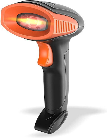 Connection Cmos Sensor 500 Scans S Arm Scanner Χειρός Ενσύρματο με Δυνατότητα Ανάγνωσης 2D και QR Barcodes
