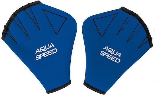 Aquaspeed Aquaspeed Schwimmhandschuhe Für Die Füße Blau