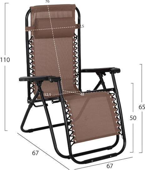 Freebox Beach Chair Black Waterproof
