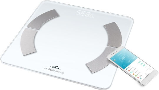 ETA Smart Cântar de Baie 180kg cu Bluetooth Alb