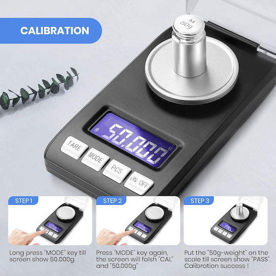 Cântar Electronic Profesional de Precizie cu Acuratețe 20gr