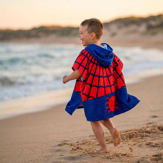 Kinder Strandponcho Marvel Spiderman 55x110cm