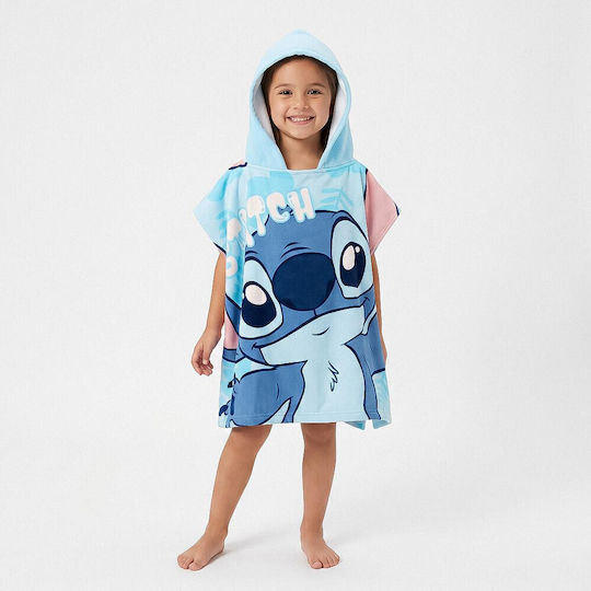 Πόντσο Θαλάσσης Disney Stitch 55x110εκ