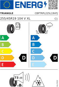 Winter Tire Triangle Pl02 255/45r19 104v