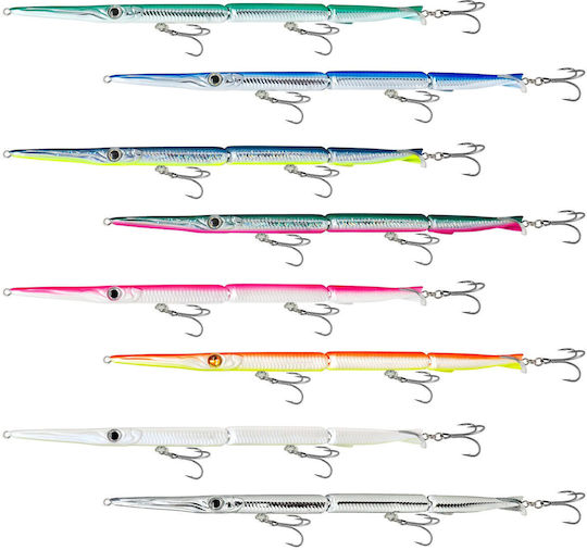 Ştiucă Artificiale Jack Fin Stylo Articulată 21 Cm 27 Gr Roz Fluorescent
