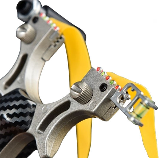 Professional Slingshot 3 Bands Depox Carbon Imitation Handle 12 Cm