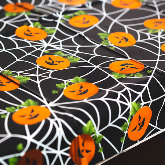 Halloween Tablecloth Aluminum 137x183 Cm Pumpkin Spider Web