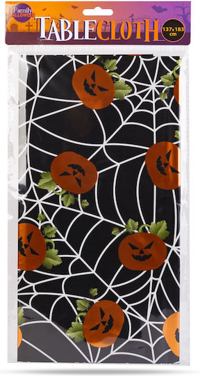 Halloween Tablecloth Aluminum 137x183 Cm Pumpkin Spider Web