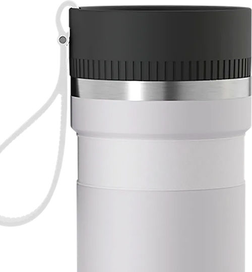 Primus Handled Tumbler Thermos Stainless Steel 500ml Brown with Straw and Handle