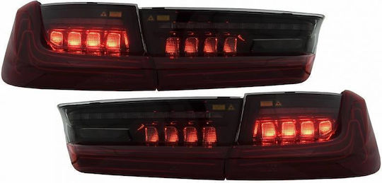 Taillights Set Bmw 3 G20 18-22 Sedan Laser Look Red Crystal Vland