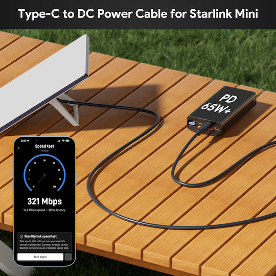 Starlink Mini Cable Usb-c 10m