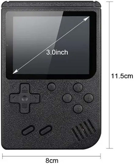 Techkidz Consolă Emulator 400 Jocuri Model Retro Negru