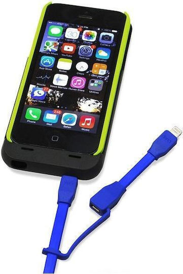 Tylt Duo Data Cable Lightning Microusb 0.6m Blue