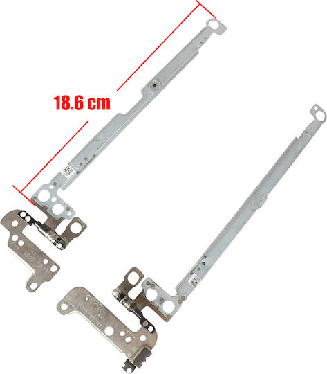 Laptop Hinges Bracket Set Dell Latitude 3120 E3120s 3140 Gdb11 0r6416 Cn-0r6416 0r6577 Cn-0r6577 R6416 0r6877 R6577 R6877 Am38b000100 Am38b000200 Am38b000202 Left & Right Code 1-hng0961